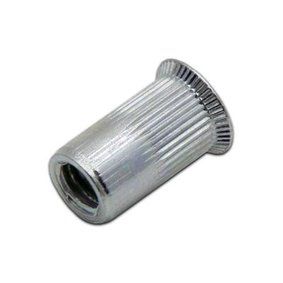 Заклепка-гайка с потайным бортиком